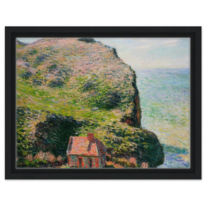 claude monet  The Customs House Framed Canvas