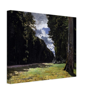 claude monet  The Pave de Chailly in the Fontainbleau Forest Canvas