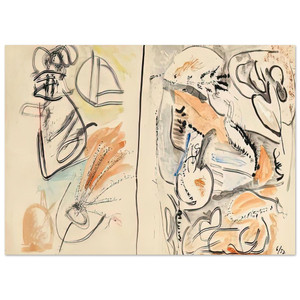 Helen Frankenthaler  Window Shade No 2 1952 Fine Art Poster / Art Print