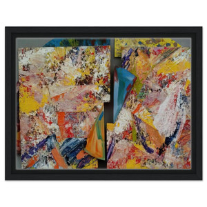 Sam Gilliam  Pearlie Framed Canvas