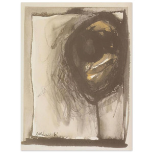 Eva Hesse  UNTITLED 1961 N3 Aluminum Print