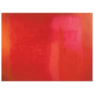 Esteban Vicente  RED FIELD 1972 Aluminum Print