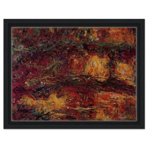 claude monet  The Japanese Bridge at Giverny Framed Canvas