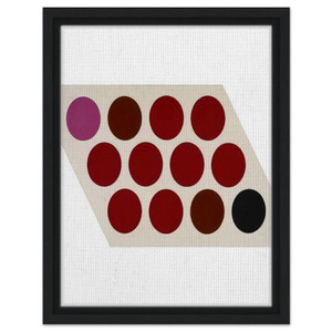 Thomas Downing  Untitled  1965 N7 Framed Canvas