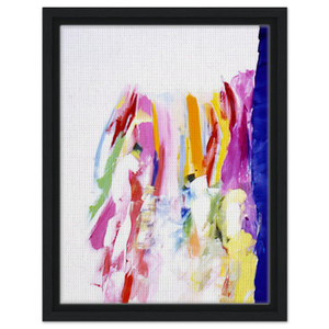 Ronnie Landfield  Jubilant Blue  1972 Framed Canvas