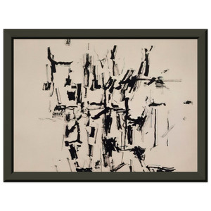 Philip Guston Zone Drawing No 19 Premium Metal Framed Art Print / Poster