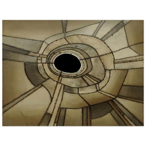 Lee Bontecou  UNTITLED 1959 N1 Aluminum Print