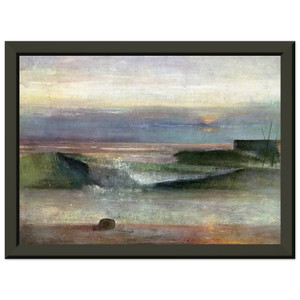 Victor Pasmore  THE WAVE 1944 Premium Metal Framed Art Print / Poster
