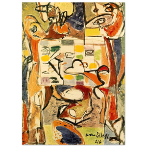 Jackson Pollock  THE TEA CUP Fine Art Poster / Art Print