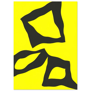 Jean Arp  Hasard Fine Art Poster / Art Print