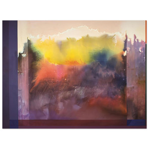 Ronnie Landfield  Vision Of Paradise  1985 Aluminum Print