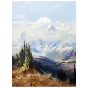 Sydney Laurence  Mount McKinley in Mist  Romanticism Aluminum Print