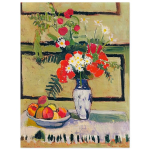 Henri Matisse  FLOWERS AND FRUIT 1909 Wood Print