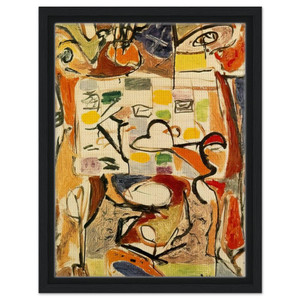 Jackson Pollock  THE TEA CUP Framed Canvas