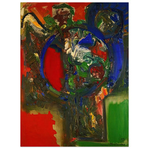 Hans Hofmann  The Bouquet Wood Print