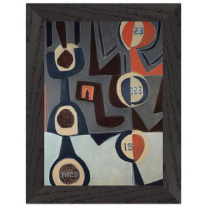 Will Barnet  1823  2008 United States Premium Wooden Framed Art Print / Poster