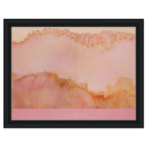 Ronnie Landfield  Pale Goddess  1978 Framed Canvas