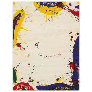 Sam Francis  Upper Yellow II  Lembark L73  Wood Print