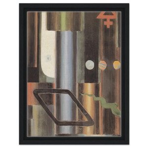 Julius Evola  La libra sinfiamma e le piramidi  1921 Framed Canvas