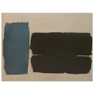 Ray Parker  Untitled  1963 N6 Wood Print