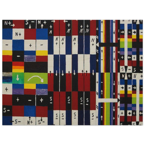 Alfred Jensen  A World in Itself  1961 Wood Print