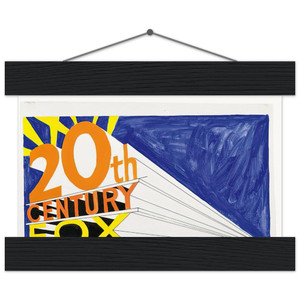 Edward Ruscha  TRADEMARK 5 1962 Museum-Quality Matte Paper Poster with Hanger