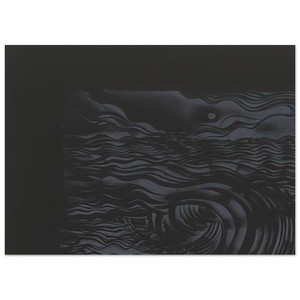 Lee Bontecou, Untitled Print Study White on Black 1982