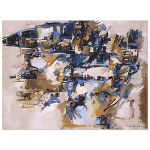 Maria Helena Vieira da Silva  Untitled  1958 N5 Aluminum Print