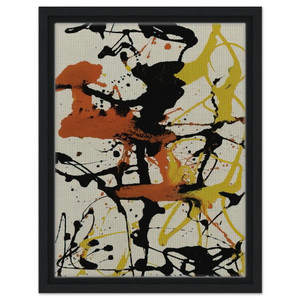 Jackson Pollock  NUMBER 26 1949 Framed Canvas