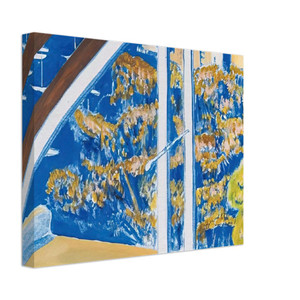 Brett Whiteley  The Window Lavender Bay  1980 Canvas