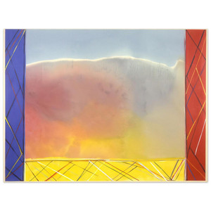 Ronnie Landfield  Winds Of Samoa  1988 Aluminum Print