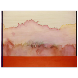 Ronnie Landfield  For Helen and Nicole  1978 Wood Print