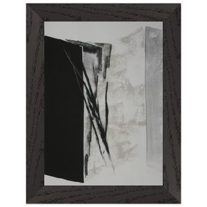 Toko Shinoda Kasanari Abstract Expressionism Wood Framed Art Print