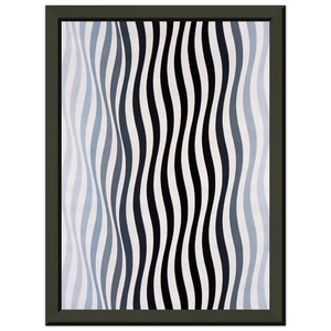 Bridget Riley  ARREST 1 1965 Premium Metal Framed Art Print / Poster