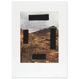 Edward Ruscha NOOSE AROUND YOUR NECK COUNTRY CITYSCAPES SERIES 2001 Poster