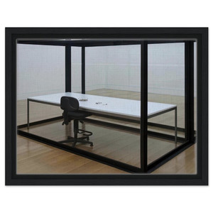 Damien Hirst  THE ACQUIRED INABILITY TO ESCAPE 1991 Framed Canvas