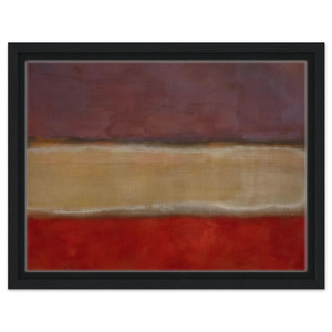 Mark Rothko  Untitled Purple White and Red  1953 Framed Canvas