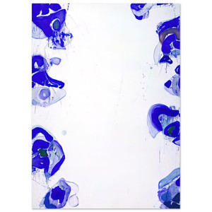 Sam Francis  Blue Balls Fine Art Poster / Art Print