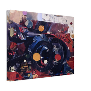 Gebre Kristos Desta  Power  1967 Canvas