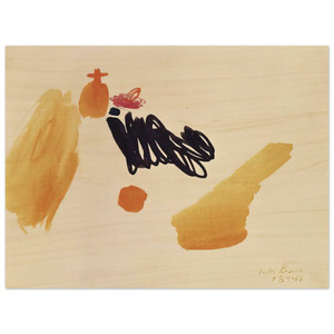 Julius Bissier  18956  1956 Wood Print