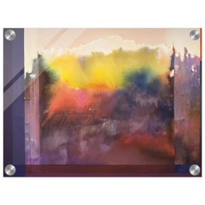 Ronnie Landfield  Vision Of Paradise  1985 Acrylic Print