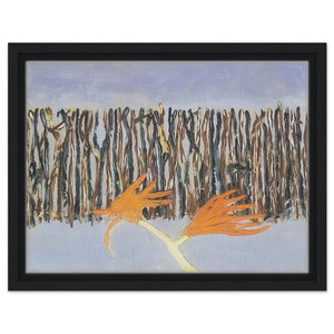 Forrest Bess  Burning Bush  1953 Framed Canvas