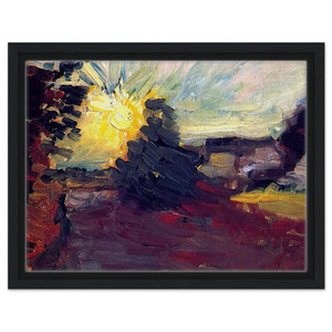 Henri Matisse  SUNSET IN CORSICA 1898 Framed Canvas