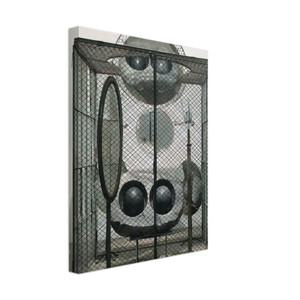 Louise Bourgeois  CELL EYES AND MIRRORS 1993 Canvas