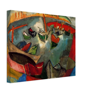 Raoul Dufy  BOATS IN MARSEILLE 1908 Canvas
