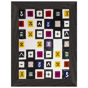 Alfred Jensen The Great Mystery II 1960 Framed Art Print