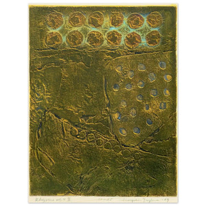 Hiroyuki Tajima  Rhizome  1969 Wood Print