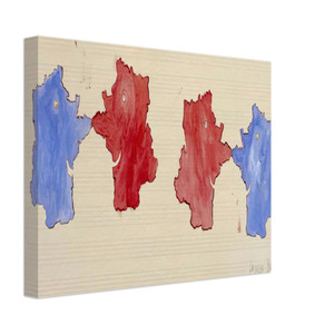 Louise Bourgeois  ON THE OCCASION OF SERPENTINE GALLERY MAP MARATHON Canvas