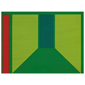 Karl Benjamin  Corridor  1960 Wood Print