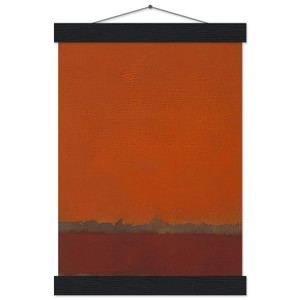 Mark Rothko Ochre and Red on Red 1962 Matte Poster with Hanger